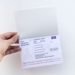 My Sticker Passport Reusable Sticker Book - Design by Willwa