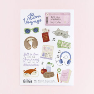 My Travel Essentials Stickers - Design by Willwa