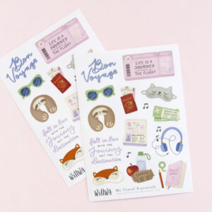 My Travel Essentials Stickers - Design by Willwa