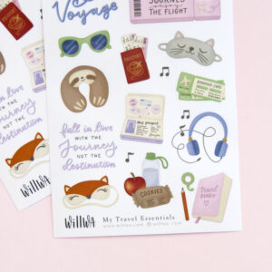 My Travel Essentials Stickers - Design by Willwa