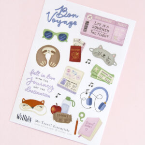 My Travel Essentials Stickers - Design by Willwa
