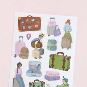 Packed and Ready to Go Stickers - Design by Willwa
