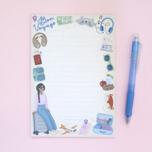 Time to Travel Notepad - Design by Willwa