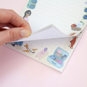 Time to Travel Notepad - Design by Willwa