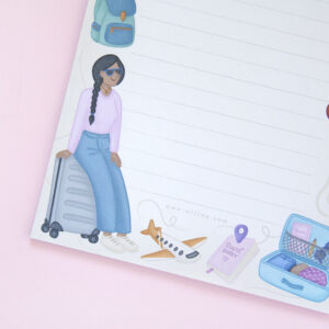 Time to Travel Notepad - Design by Willwa