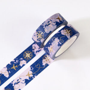 Traveling the World Washi Tape - Design by Willwa