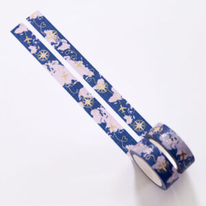 Traveling the World Washi Tape - Design by Willwa